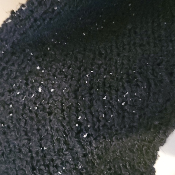 Amy Brill Black Sweater Cardigan Size OSFM - Picture 3 of 5